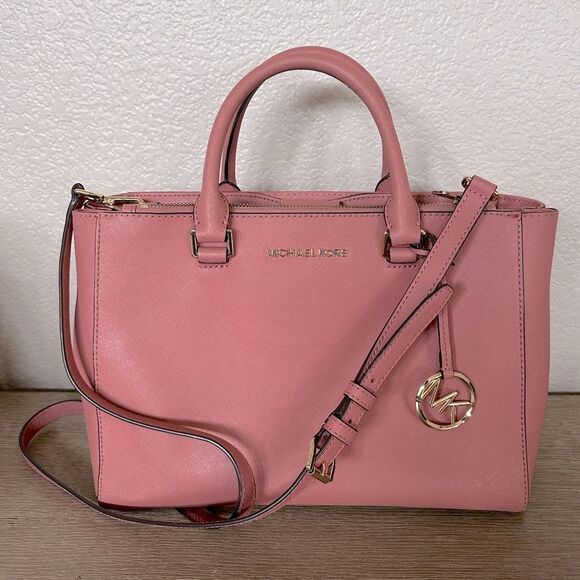 Michael Kors Dusty Pink Shoulder Bag Purse - Picture 1 of 10